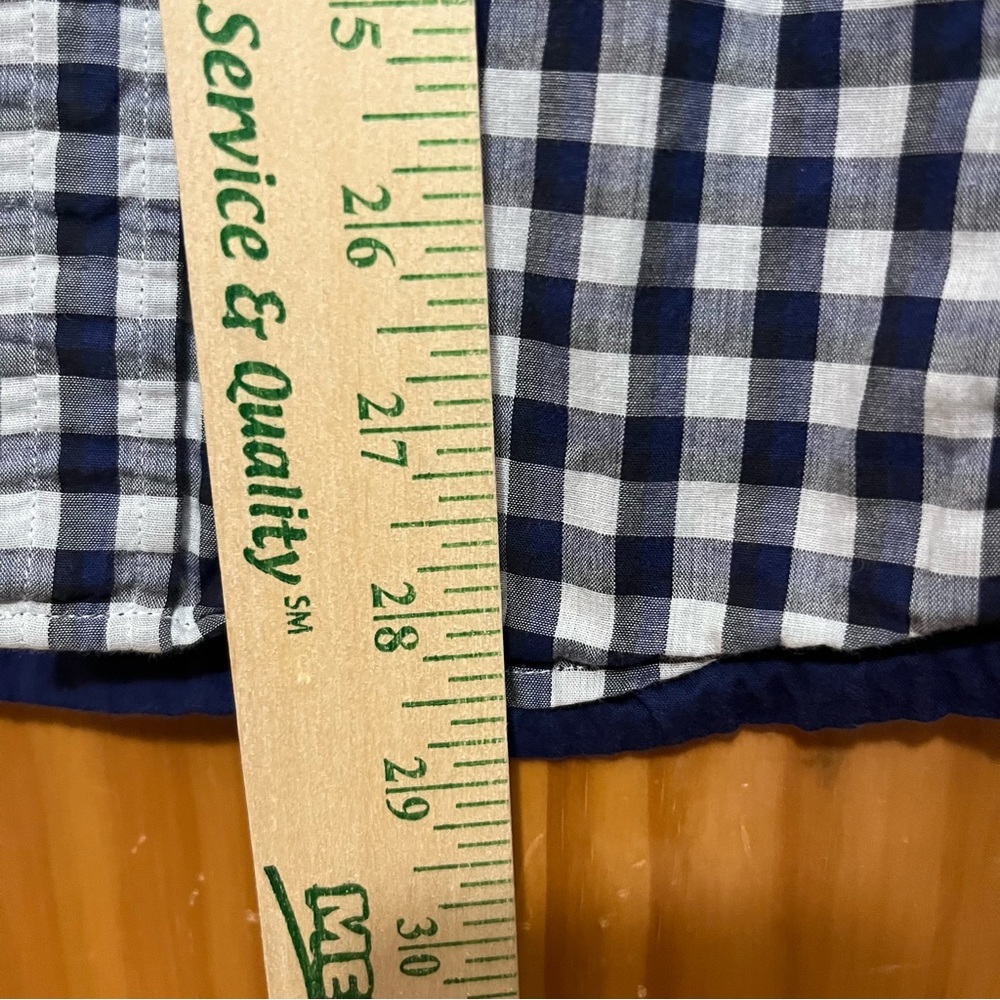 Ted Baker London Navy/White Checked Shirt Size Small - Picture 10 of 11